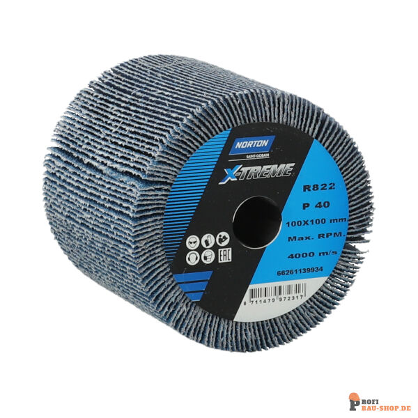 nortonschleifmittel/NORTON_schleifmittel_66261139934 Flange Flap Wheels Norton EXTREME ASPHALT LB 1x100x19_40_156705